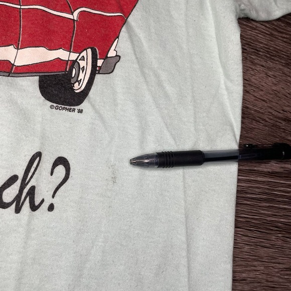 Vintage 80’s Nebraska‎ Beach Surf T Shirt Size XL Single Stitch USA Penguins - Picture 6 of 8